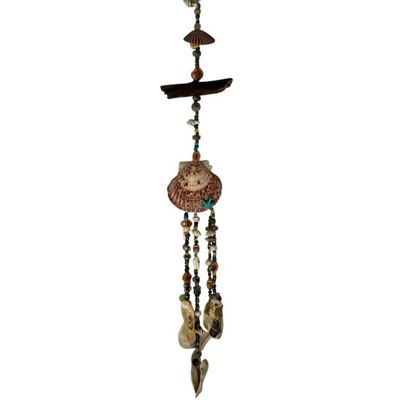 Seashell windchimes OOAK Handmade NIB - Picture 1 of 11